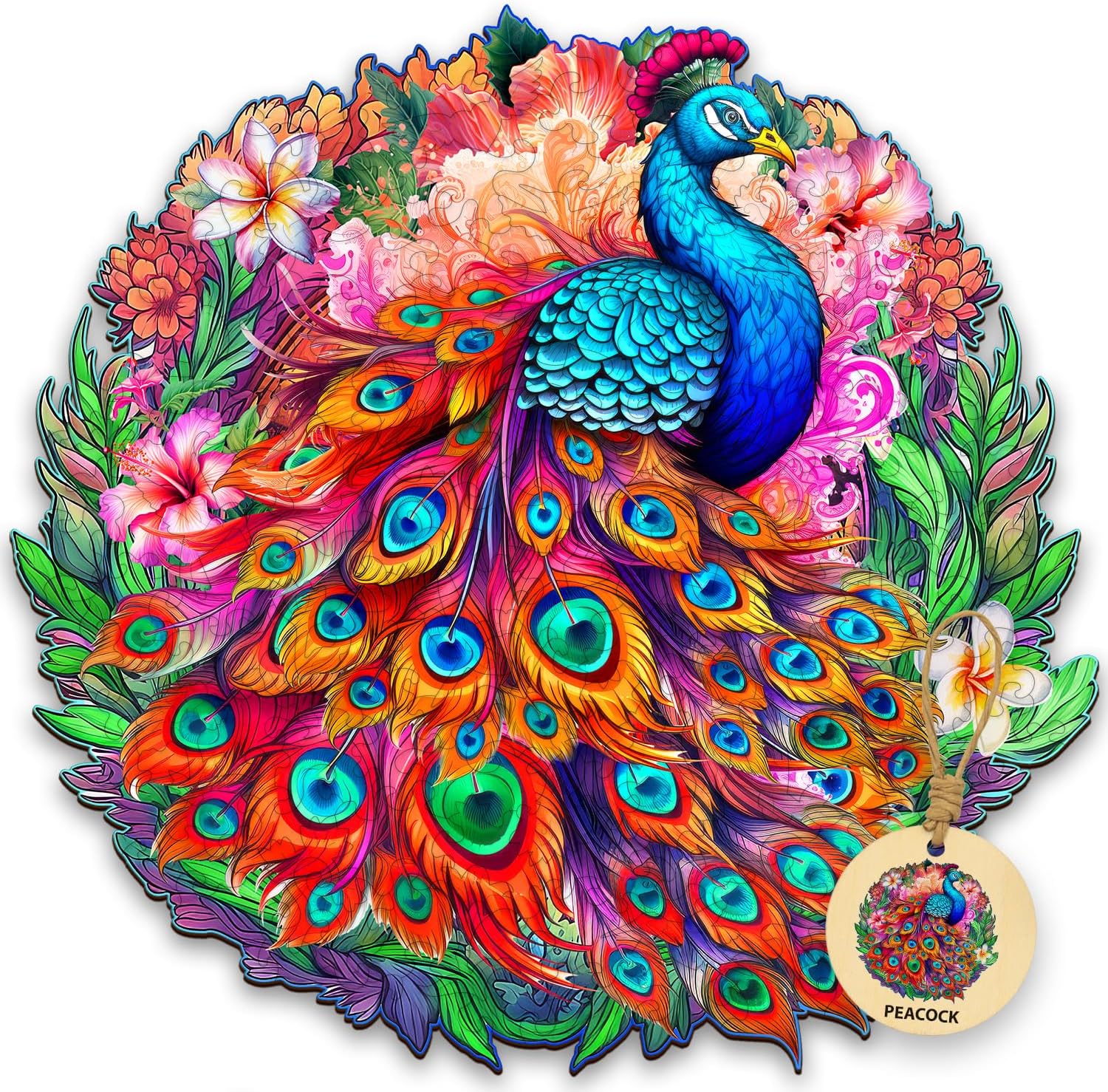 Peacock Splendor Puzzle