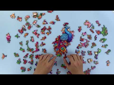 Peacock Splendor Puzzle