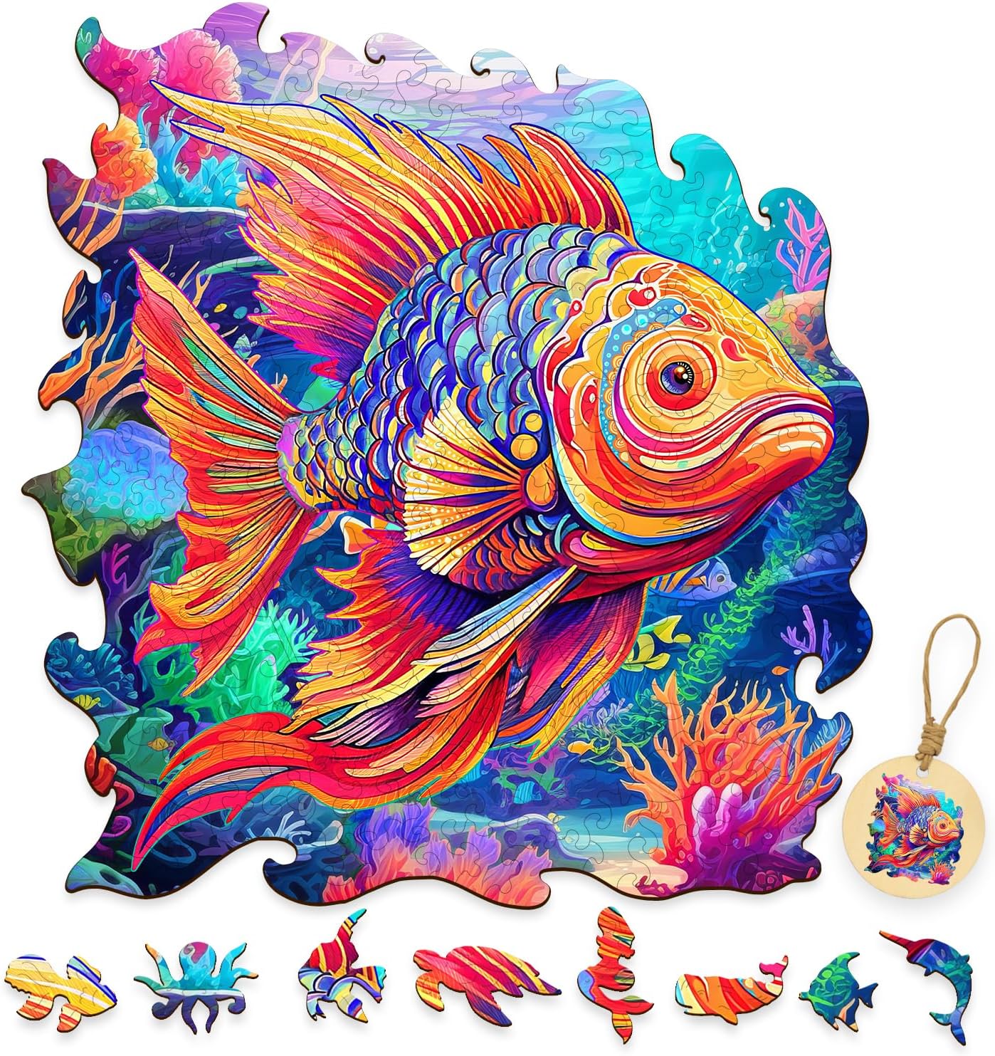 Fish wooden jigsaw puzzles