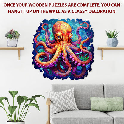 Octopus wooden jigsaw puzzles