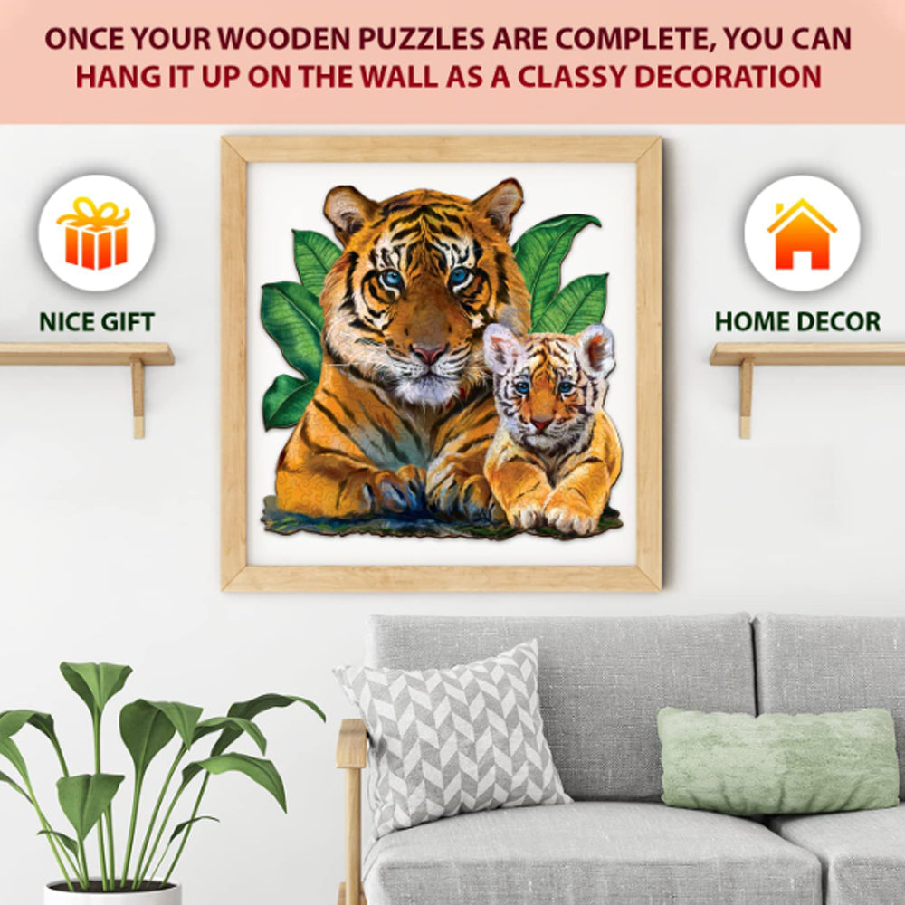 Tiger wooden puzzles