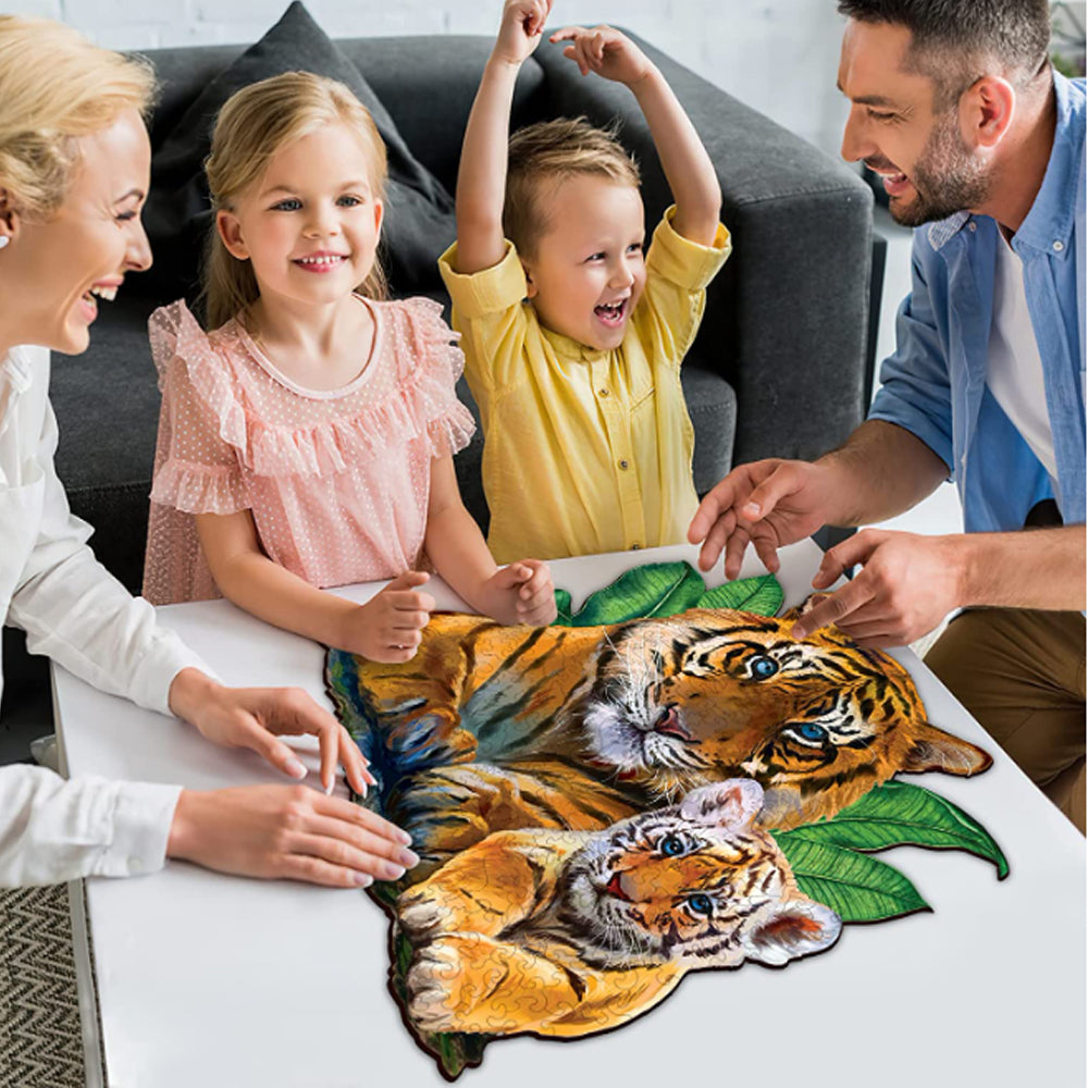 Tiger wooden jigsaw puzzles