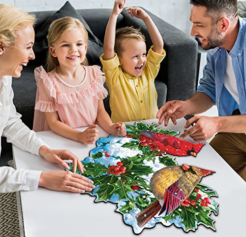 Challenge your mind and unleash your creativity with our cardinal puzzles wooden jigsaw puzzle