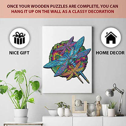 Dragonfly wooden jigsaw puzzles