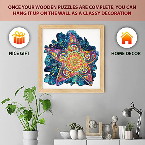Relax and unwind with our starfish wooden jigsaw puzzles