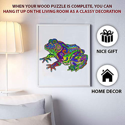 Frog wooden jigsaw puzzle
