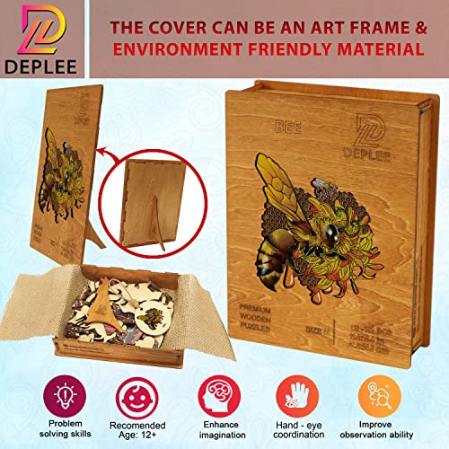 Unleash Your Creativity with the Bee Creative Challenge Wooden Jigsaw Puzzle