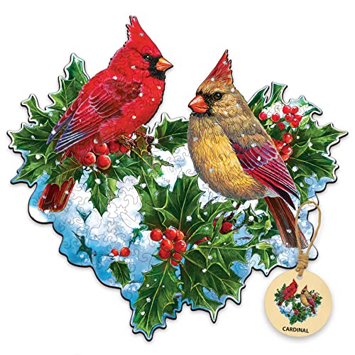 Challenge your mind and unleash your creativity with our cardinal puzzles wooden jigsaw puzzle
