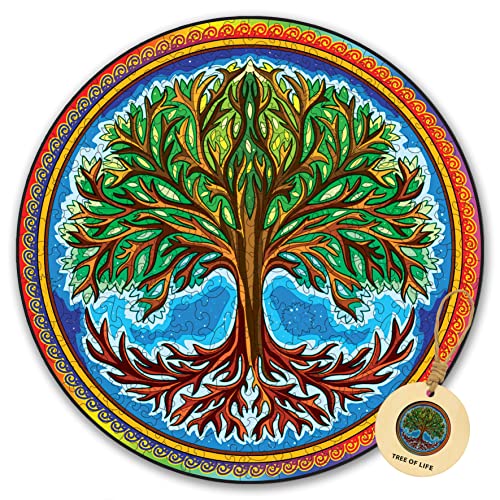 Tree of Life Wooden Jigsaw Puzzles creative Challenge for Adults