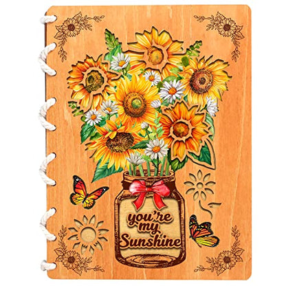Sunflower wooden cards
