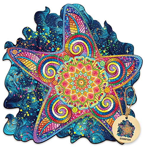 Relax and unwind with our starfish wooden jigsaw puzzles